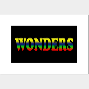 wonders Posters and Art